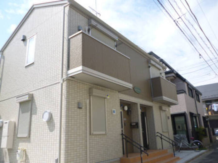 川崎市中原区下沼部の賃貸アパートの外観