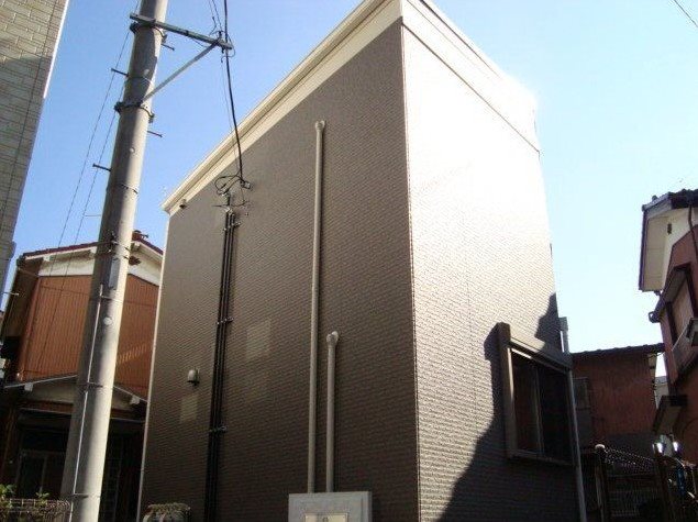 川崎市幸区鹿島田３丁目の賃貸アパートの外観
