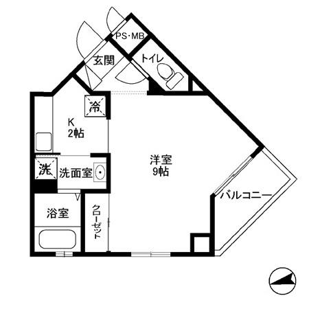 4階の間取り図