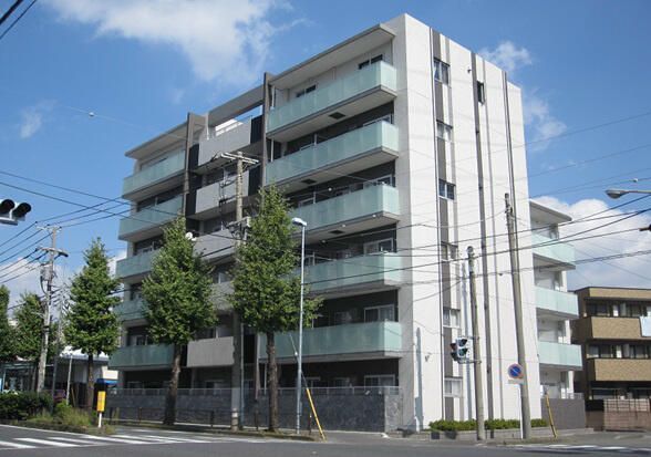 ライムグリーンの外観