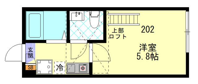 2階の間取り図