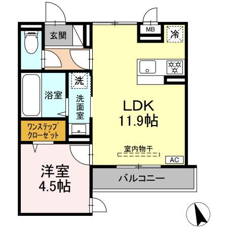 2階の間取り図