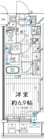 1階の間取り図