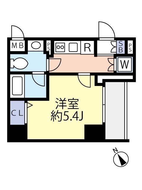 5階の間取り図
