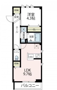2階の間取り図