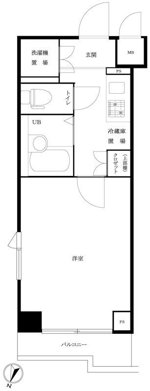 4階の間取り図