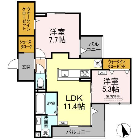 3階の間取り図