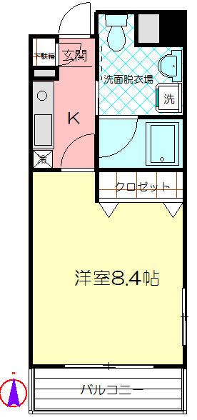 4階の間取り図