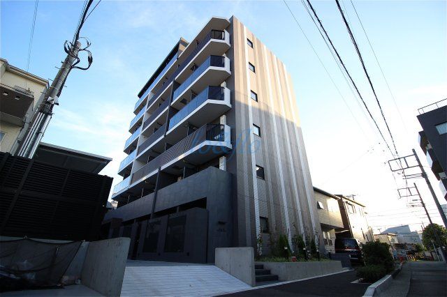 川崎市中原区中丸子の賃貸マンションの外観