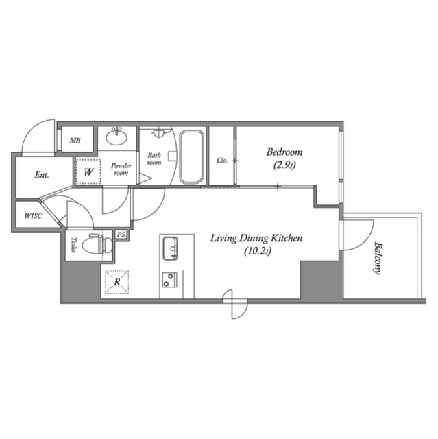 10階の間取り図