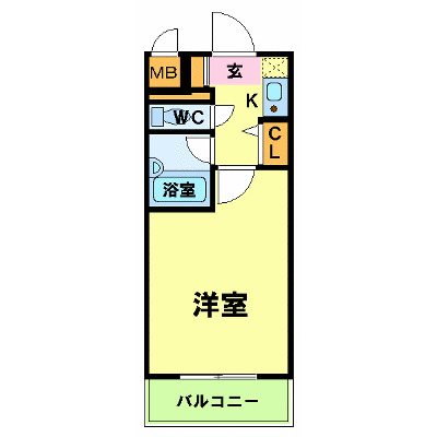 6階の間取り図