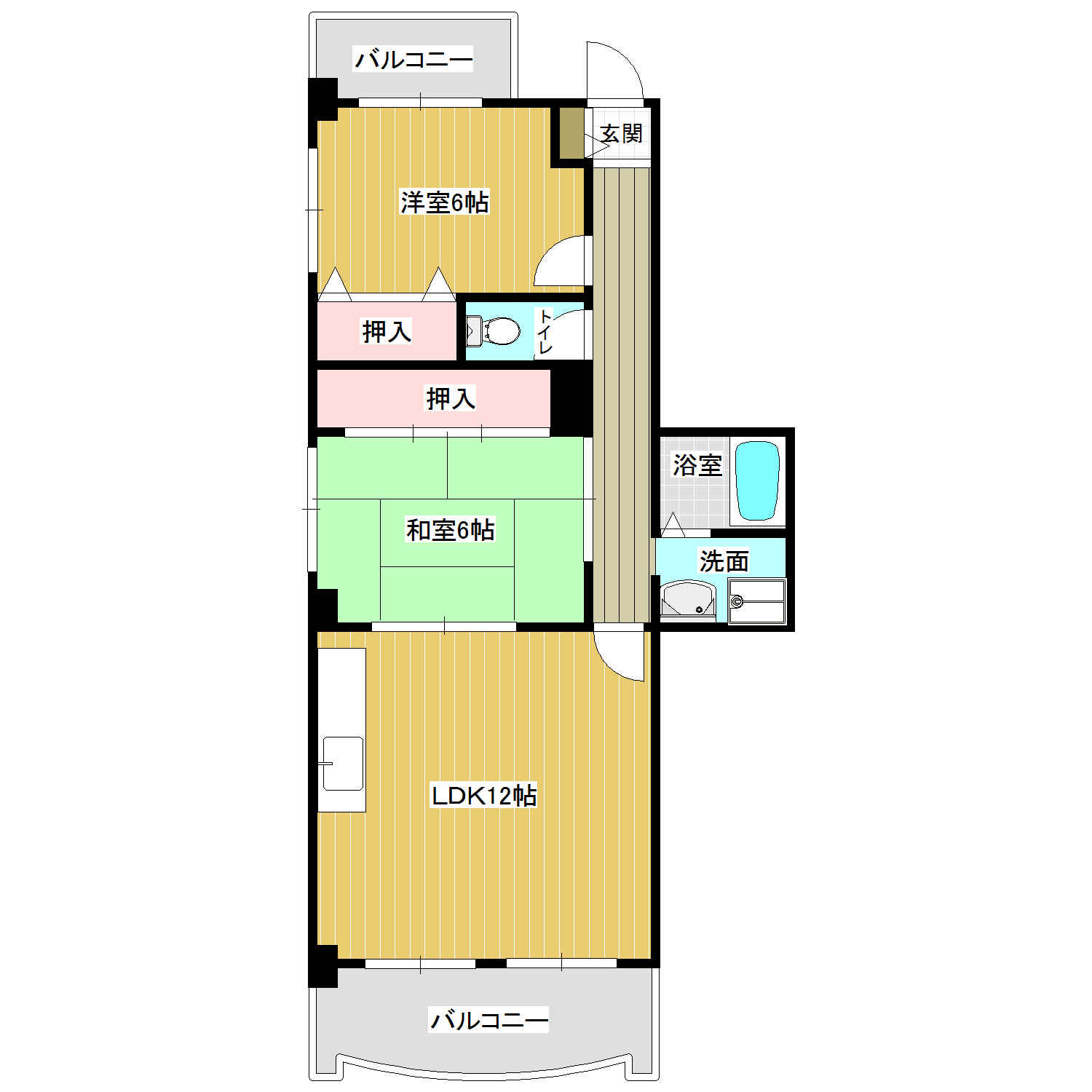 5階の間取り図
