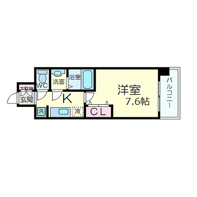 2階の間取り図