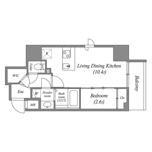 9階の間取り図