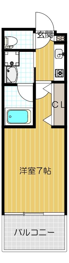 3階の間取り図