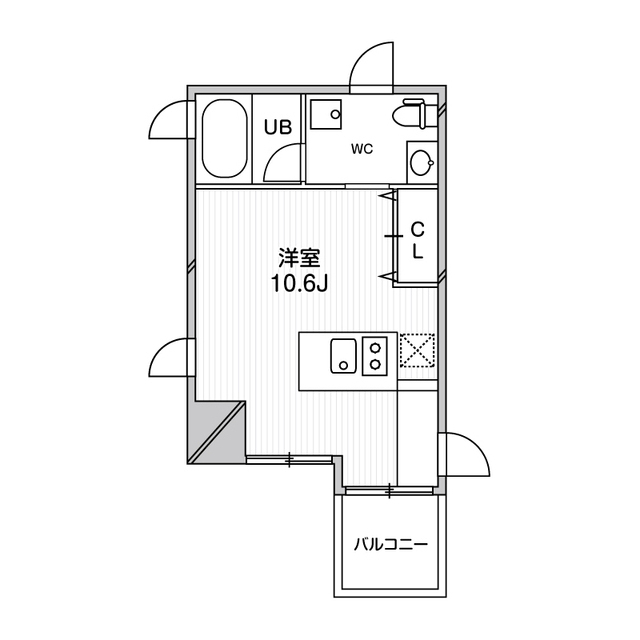 2階の間取り図