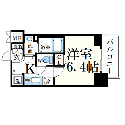 2階の間取り図