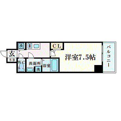 11階の間取り図