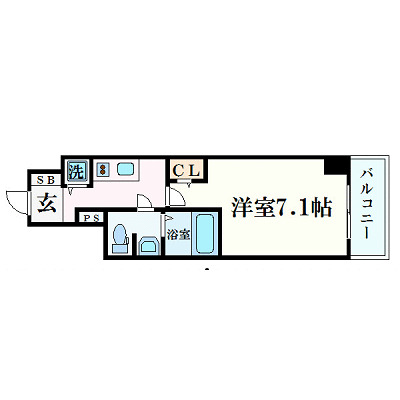 7階の間取り図
