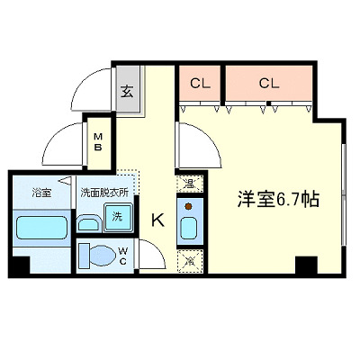 1階の間取り図