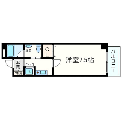 7階の間取り図