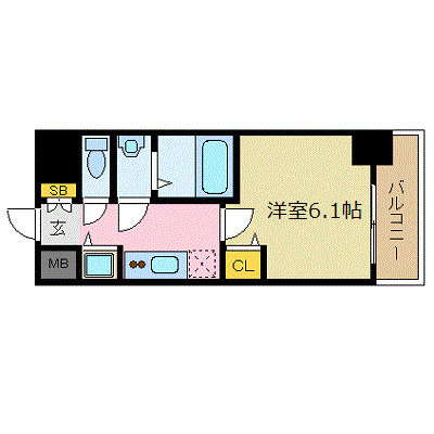 7階の間取り図