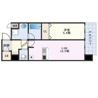 2階の間取り図