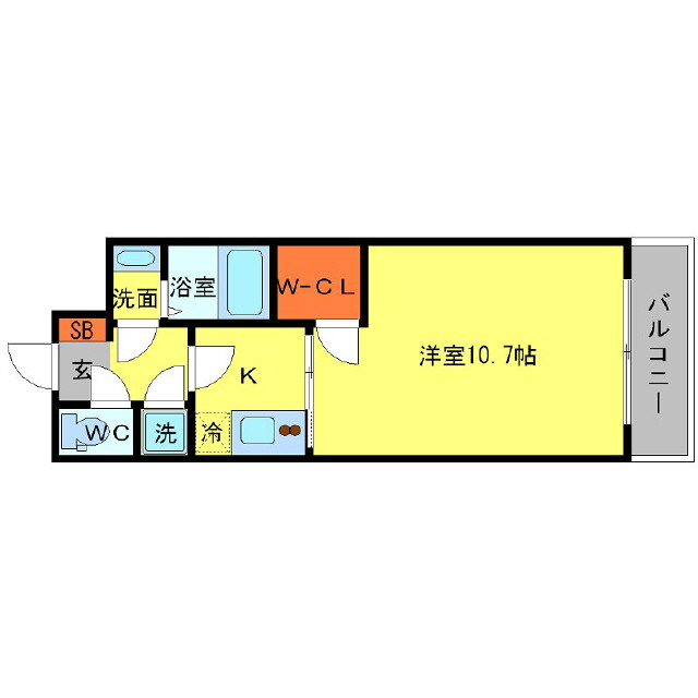 10階の間取り図