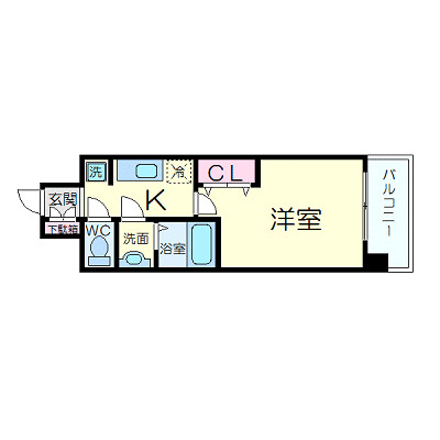 5階の間取り図