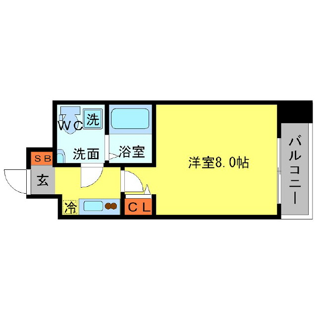 2階の間取り図