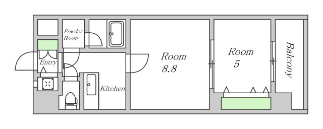 6階の間取り図