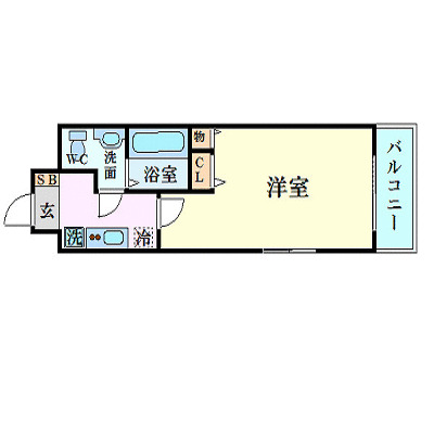 4階の間取り図
