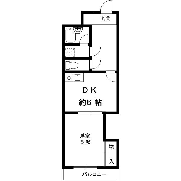 2階の間取り図
