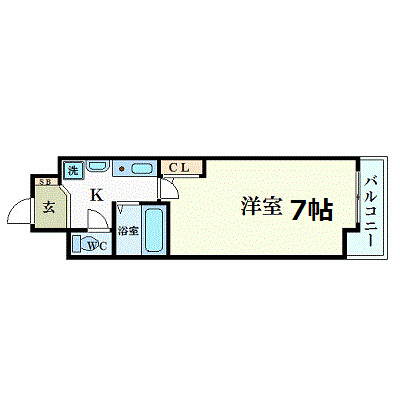7階の間取り図
