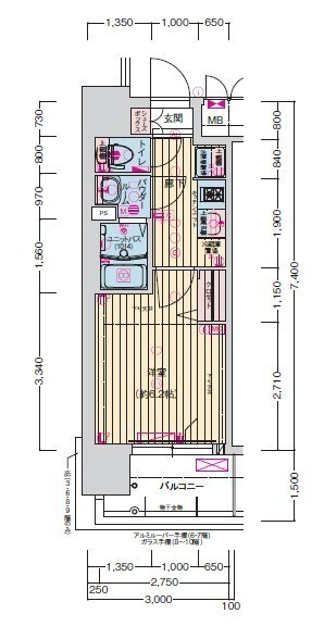 10階の間取り図