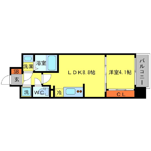 5階の間取り図