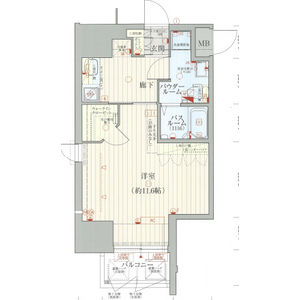 4階の間取り図