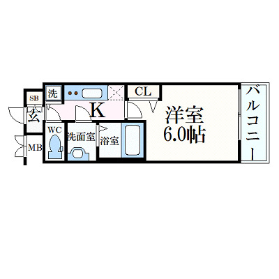 5階の間取り図