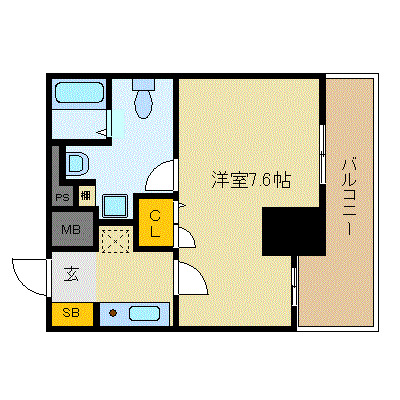 4階の間取り図