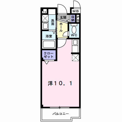 3階の間取り図