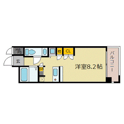 5階の間取り図