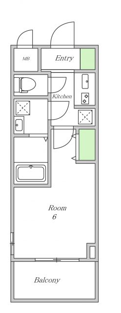 2階の間取り図