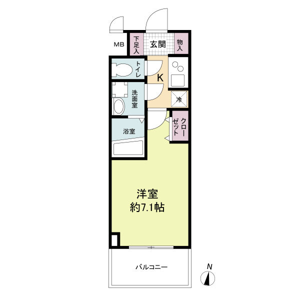 3階の間取り図