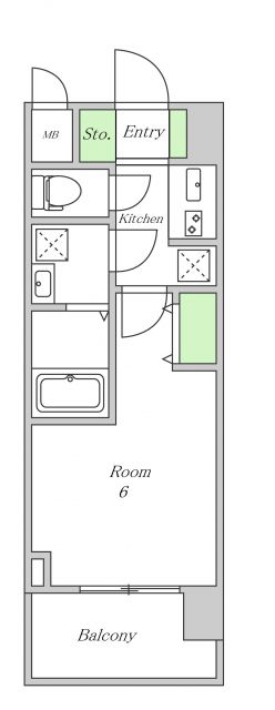 3階の間取り図