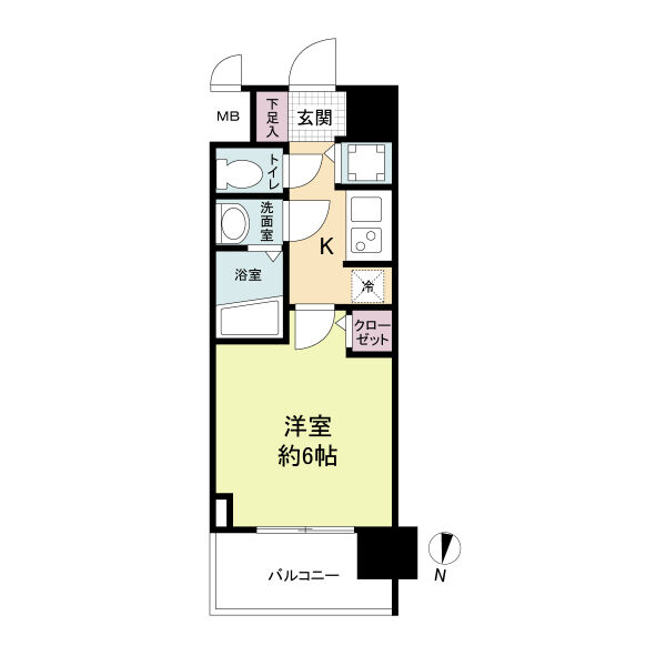 9階の間取り図