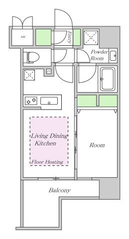 7階の間取り図