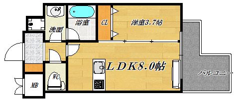 5階の間取り図