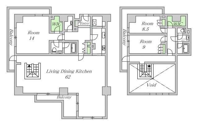 21階の間取り図