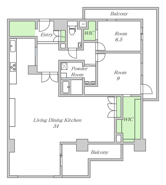 17階の間取り図