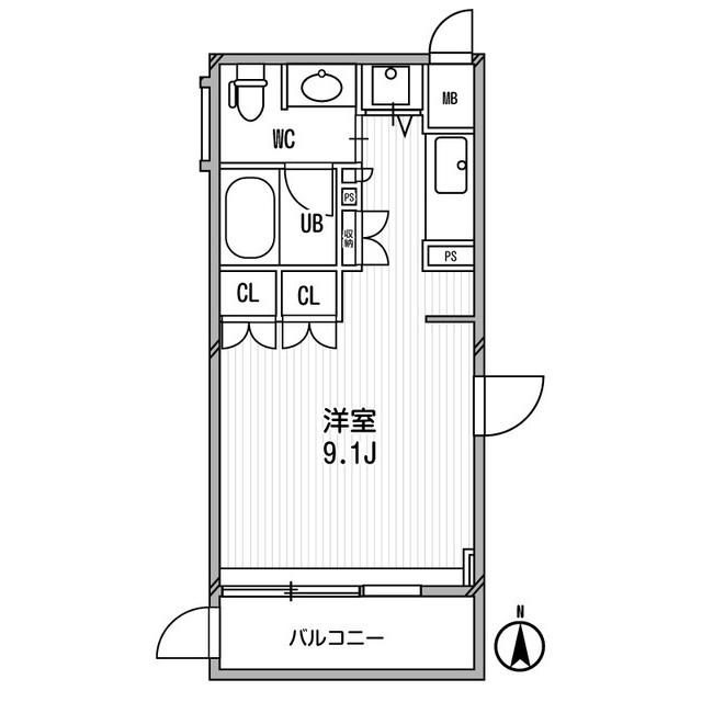 6階の間取り図